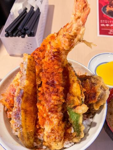 激辛天丼定食