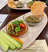 トマトのピリ辛ディップ&青唐辛子のディップ