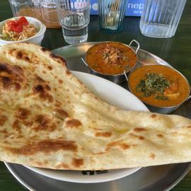 チキンとエビカレー(ナン)辛さ:破滅