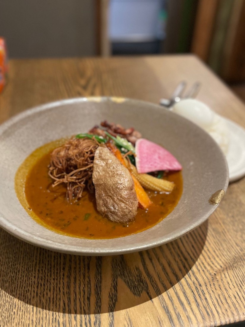 せせりと揚げえのきカレー 辛さ6