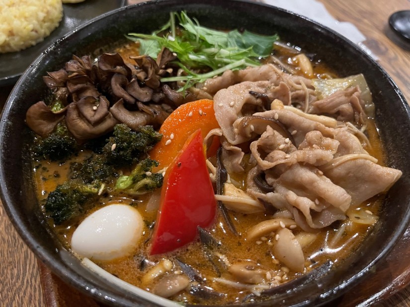 かみふらのポークの 豚しゃぶと7種きのこの森 5