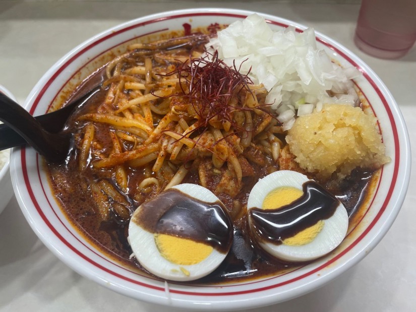 焦がし味噌卵麺 辛さ8×辛さ10倍