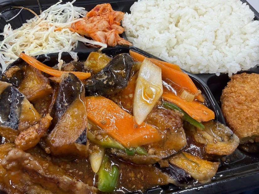 麻婆茄子弁当