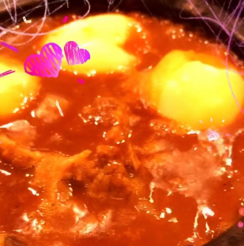 牛すじ煮込みカレー マイルド、中辛、辛口、激辛、超激辛