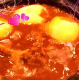 牛すじ煮込みカレー マイルド、中辛、辛口、激辛、超激辛