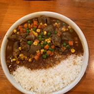 とりきもカレー  ミックスベジタブルトッピング 7辛