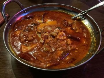 辛宿純豆腐 大辛を飛び越えて