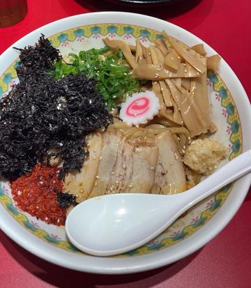 豚骨魚介まぜそば  激辛