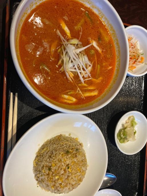 ラーメンチャーハンセット   坦々麺