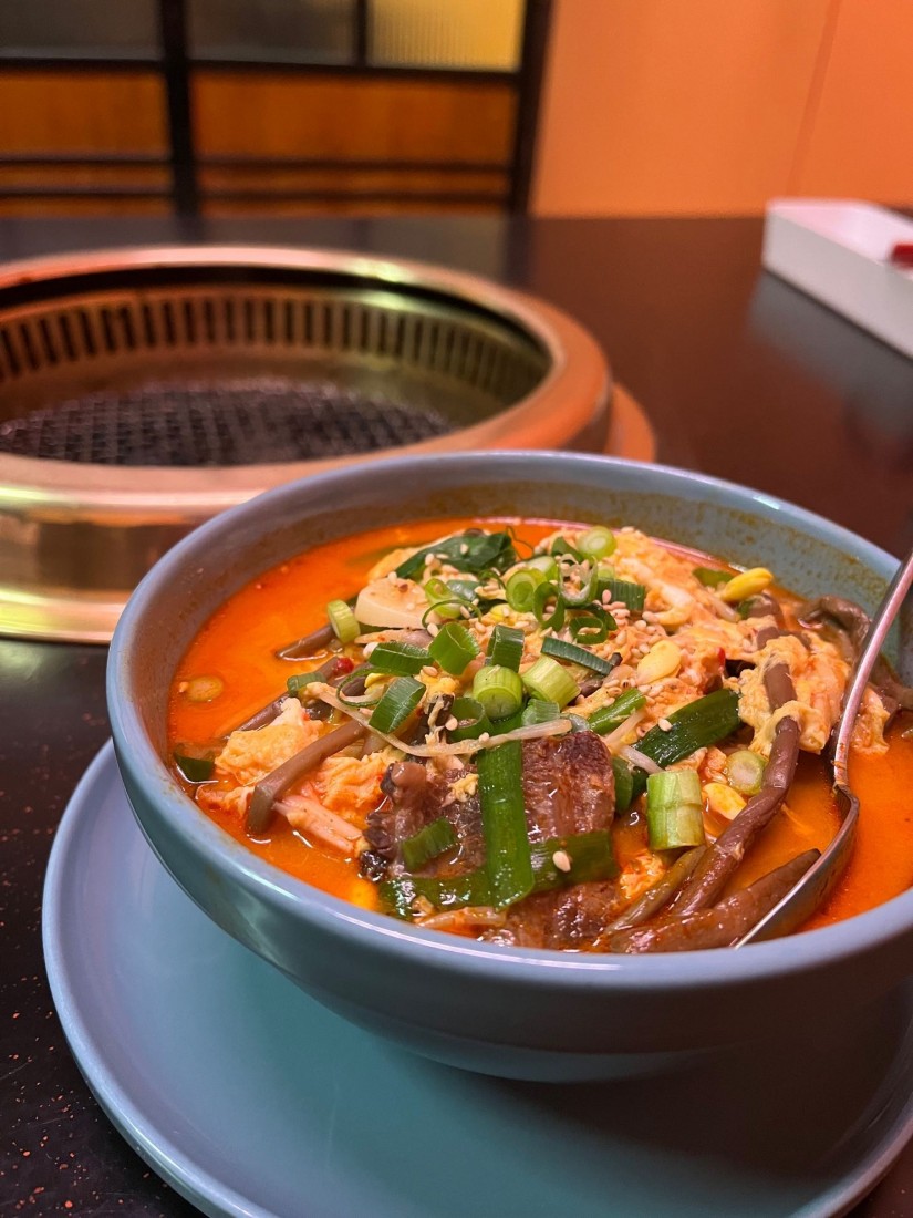 ユッケジャンスープ（ハーフ） クッパに変更