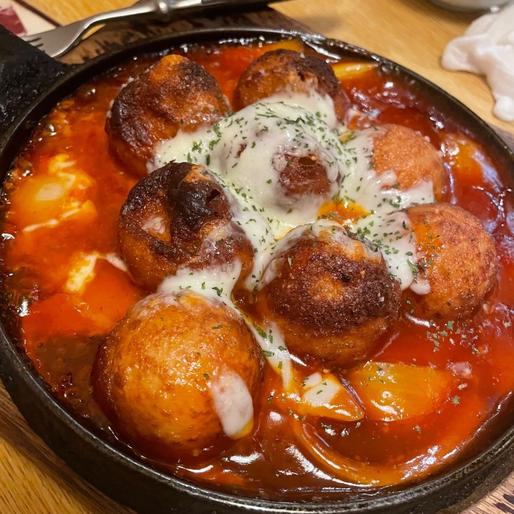 ピリ辛チーズたこ焼き