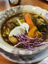 パリパリチキンスープカレー 4