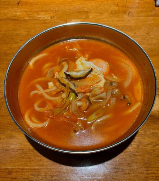 ユッケジャンうどん