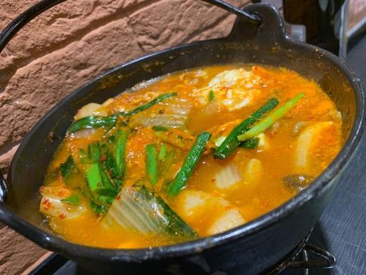 キムチチゲ サリ麺入り