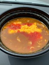 とろとろたまごのスパイシートマトカレーうどん 10辛