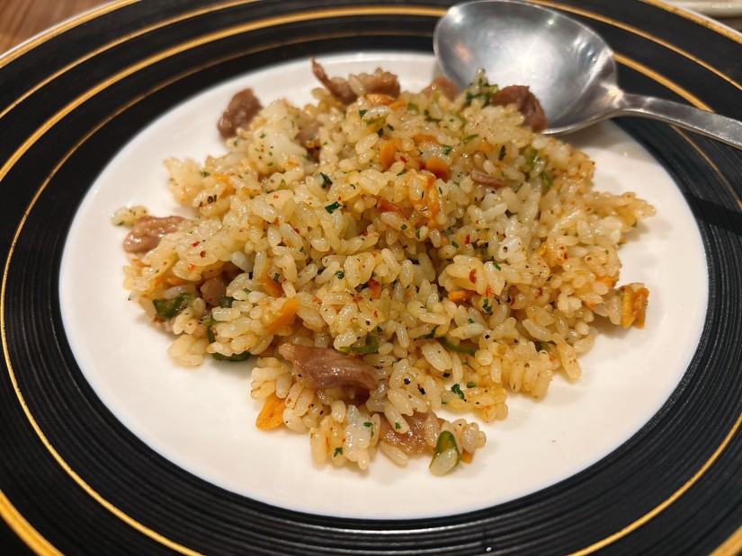 激辛コース：ガーリックライス