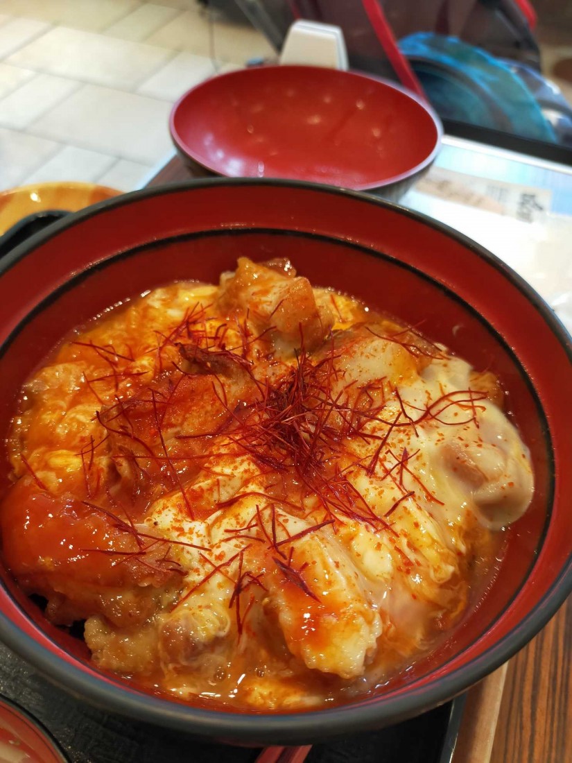 親子丼 激辛