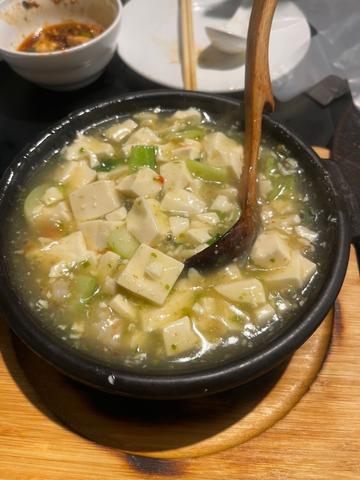 麻婆豆腐 白