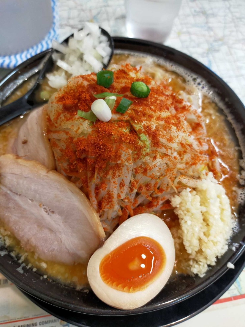 辛鶏太郎野菜少なめ 辛揚玉（無料トッピング）