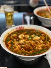 辛麺(チーズトッピング) 3辛