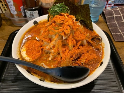 超激辛赤ラーメン 地獄