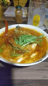 海老味噌ラーメン 辛くとオーダー