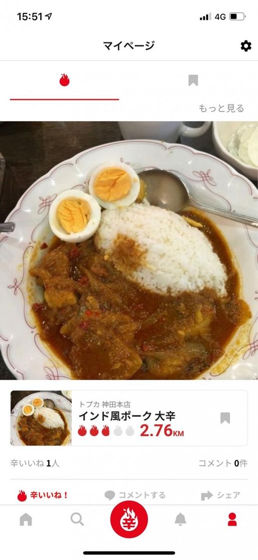 インド風ポーク 大辛