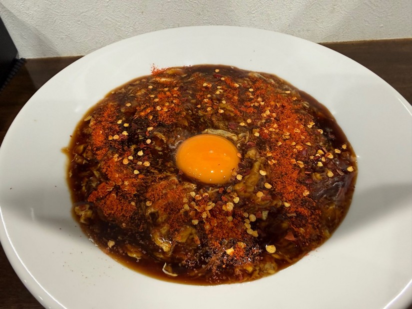 夜 数量限定 酸辣ヂャン麺 追い辛味一皿