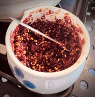 自家製唐辛子調味料