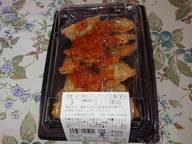 ピリ辛ガーリックソースの揚げ餃子