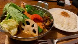カリカリチキンとお野菜のスープカレー(辛さ8) 1-8,H1,H2