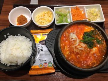 5種野菜スンドゥブ(チーズトッピング) 5辛