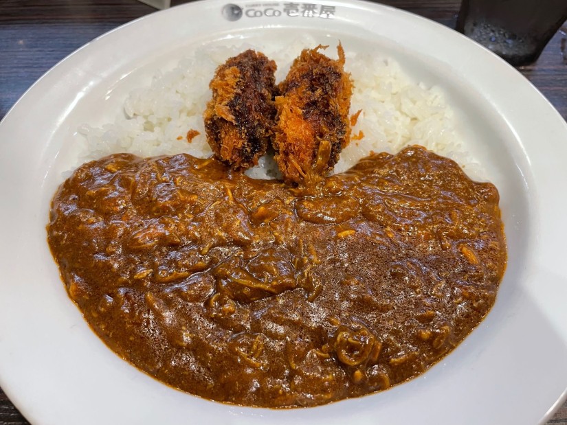 チキン煮込みカレー 20辛200g 2個カキフライ 