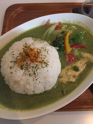 ほうれん草のグリーンカレー 4辛