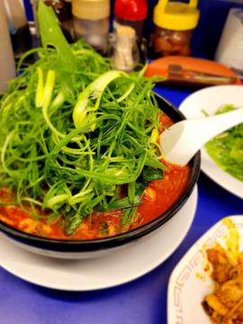 旨辛麺MAX 九条ねぎトッピング