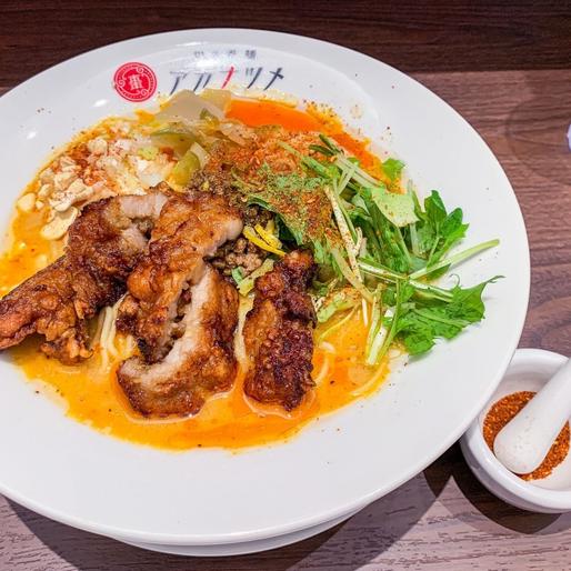 担々香麺 パーコートッピング 辛さ4 極辛 (この店のMAX)