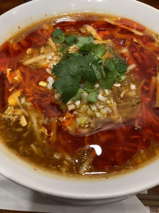 酸辣湯麺 辛さ激増し