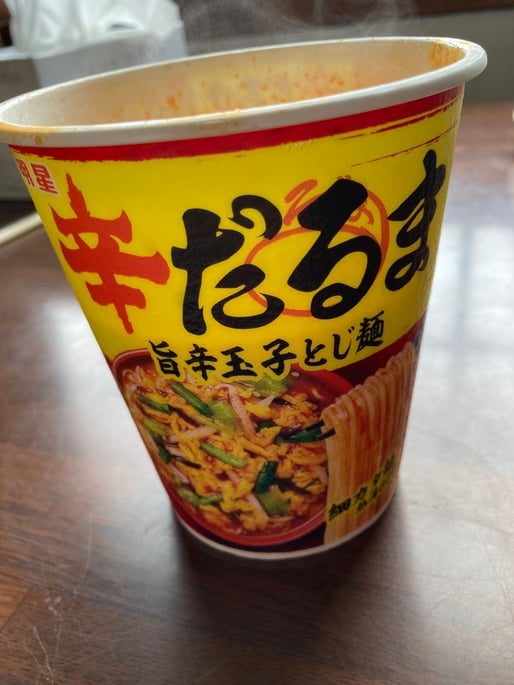 辛だるま 旨辛玉子とじ麺