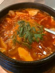 ハヌリスンドゥブチゲ定食 3辛