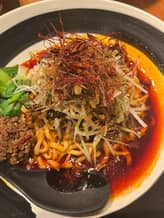 汁なし担々麺辛さ10 辛さ10、痺れ5