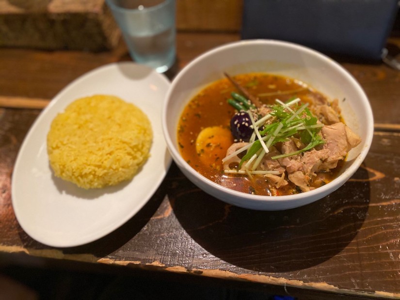 チキンスープカレー 黄スープ 7番