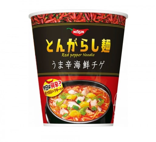 日清のとんがらし麺 うま辛海鮮チゲ