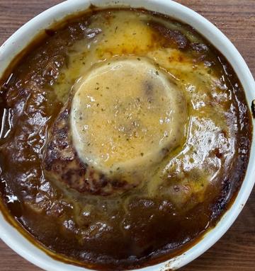 ハンバーグ焼きカレードリア