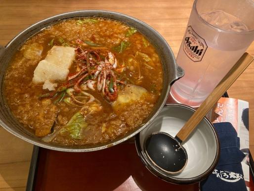 激辛味噌煮込みうどん 激辛