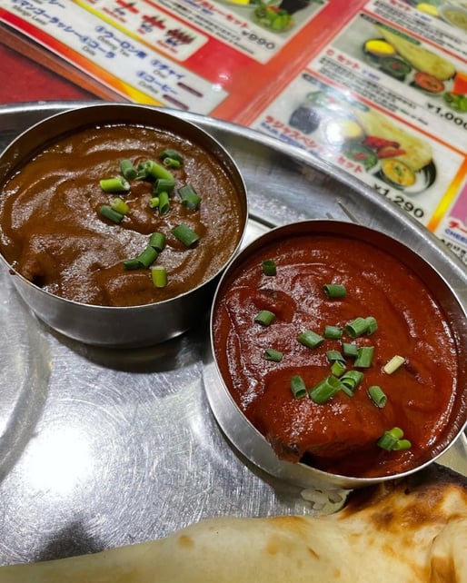 バターチキン、ほうれん草 25辛