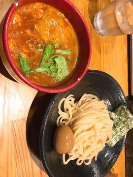 味玉辛つけ麺 3辛