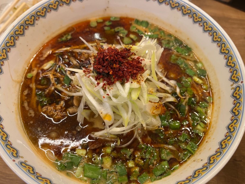 汁あり坦々麺 4辛4痺