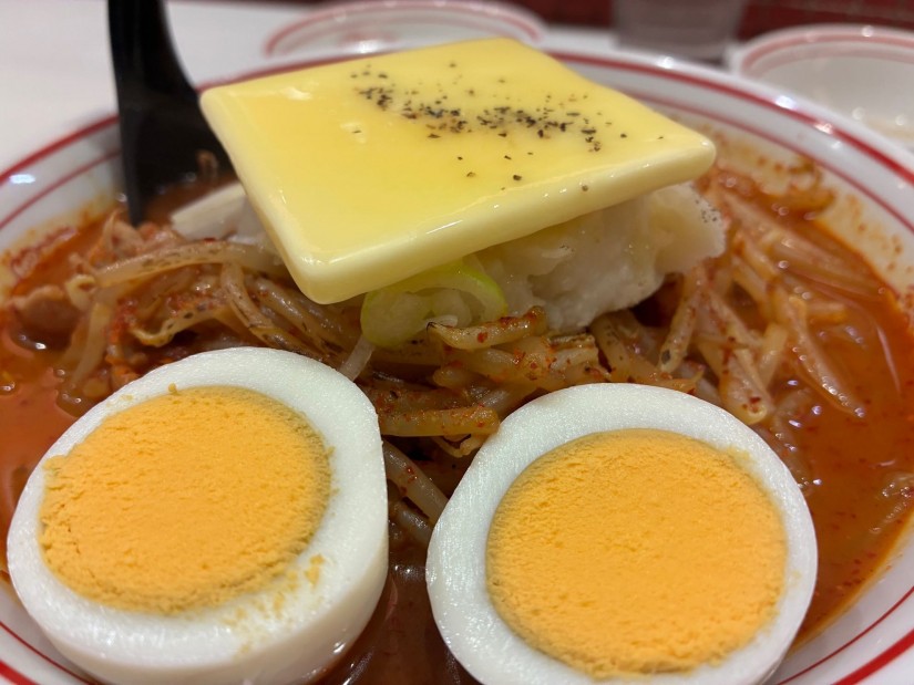 【限定】じゃがバタ卵麺 7辛4倍