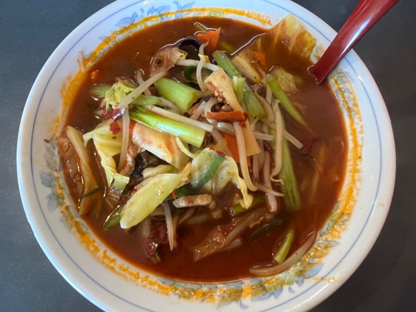 激辛四川タンメン(刀削麺) 辛増し