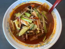 激辛四川タンメン(刀削麺) 辛増し